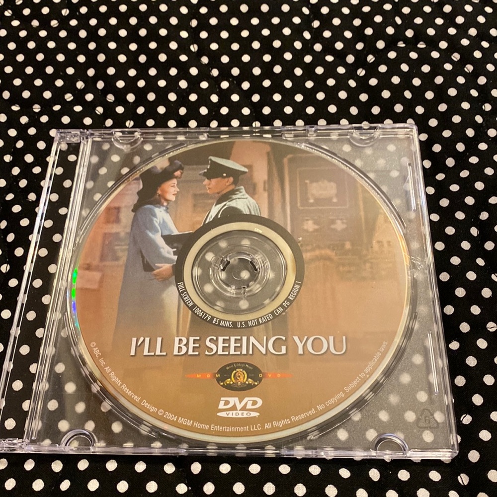 Like new DVD, I’ll be Seeing You